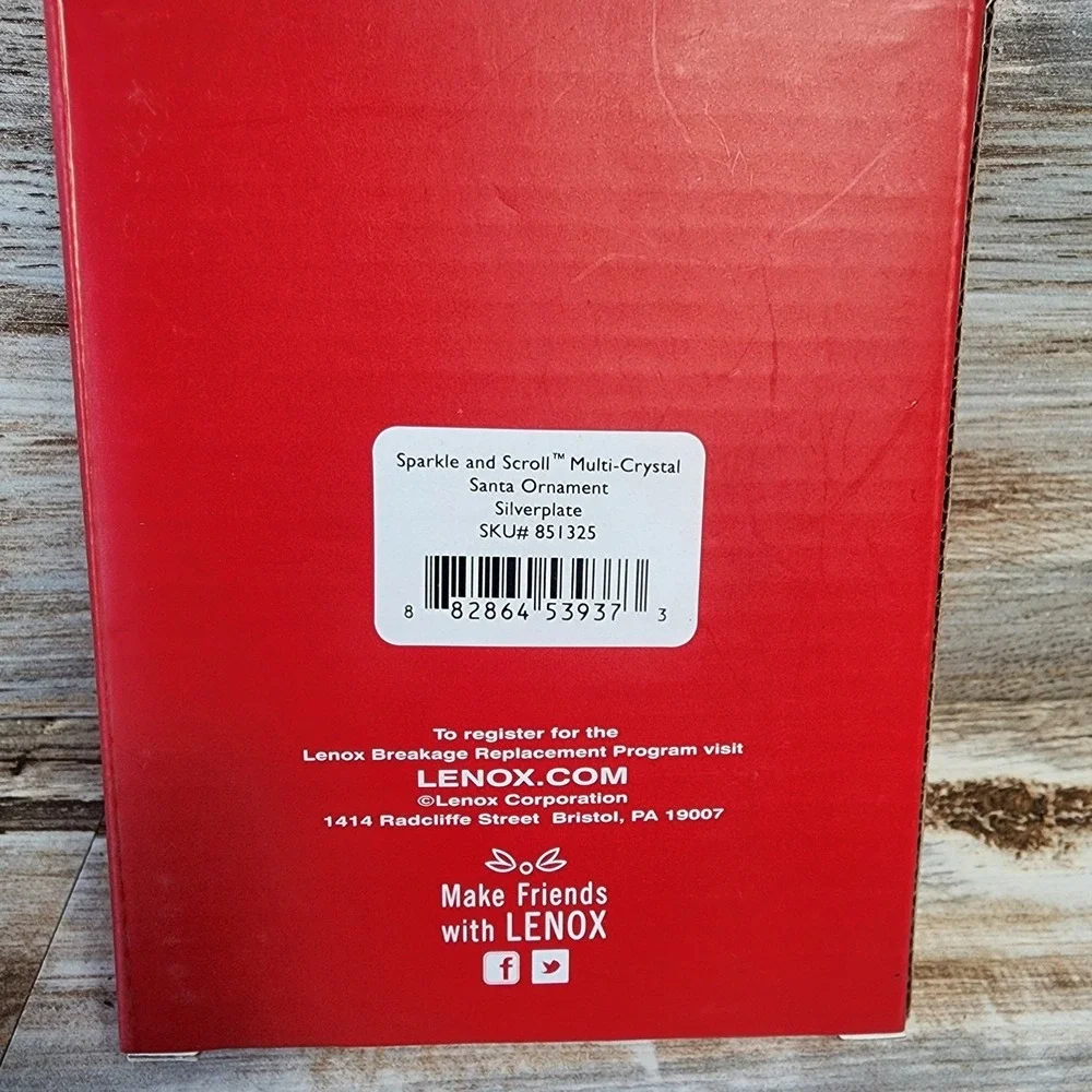 Lenox sparkle scroll
